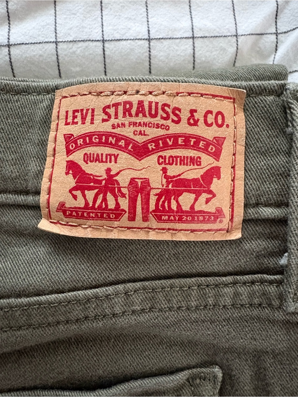 Levi’s 314 shaping Straight Women's Jeans - olive - Picture 7 of 7